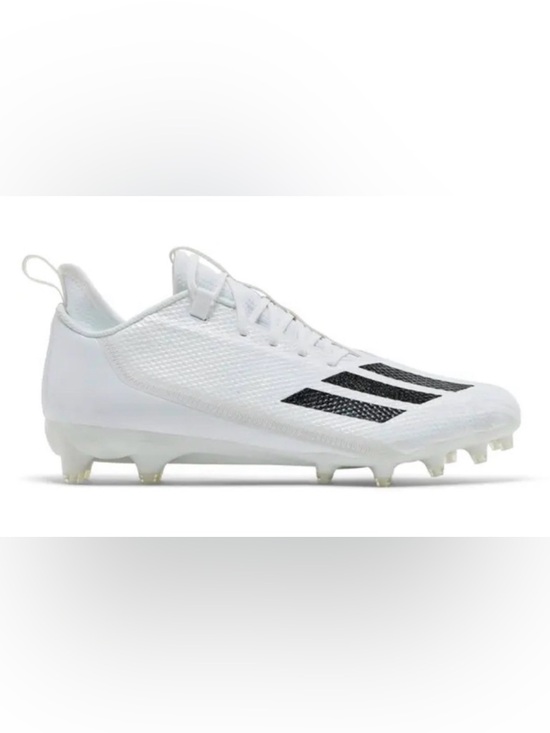 NEW [Adidas] Adizero Scorch Lightweight Football Cleats Black/White Men’s US 14 - Picture 3 of 13